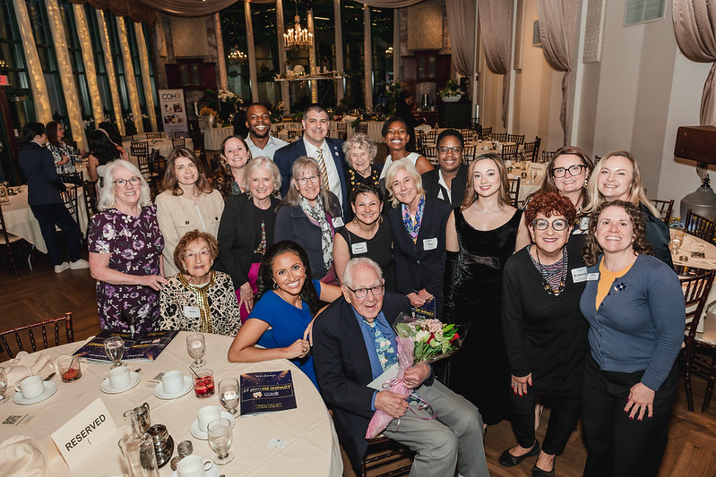 Guests pose together at the Connecticut Oral Health Initiative's 25th anniversary celebration.